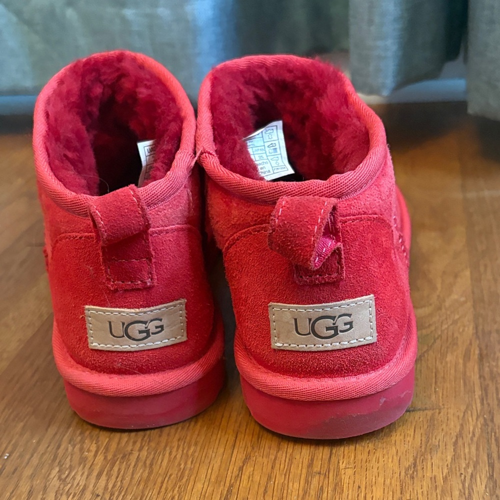 Red UGG Ankle Boots - Picture 4 of 6